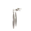 9ct fluted drop earrings ball stud