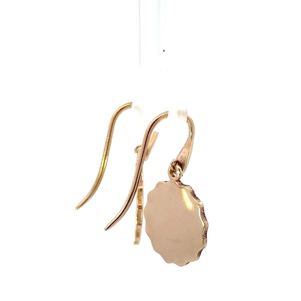 9K King Bird of Paradise earrings