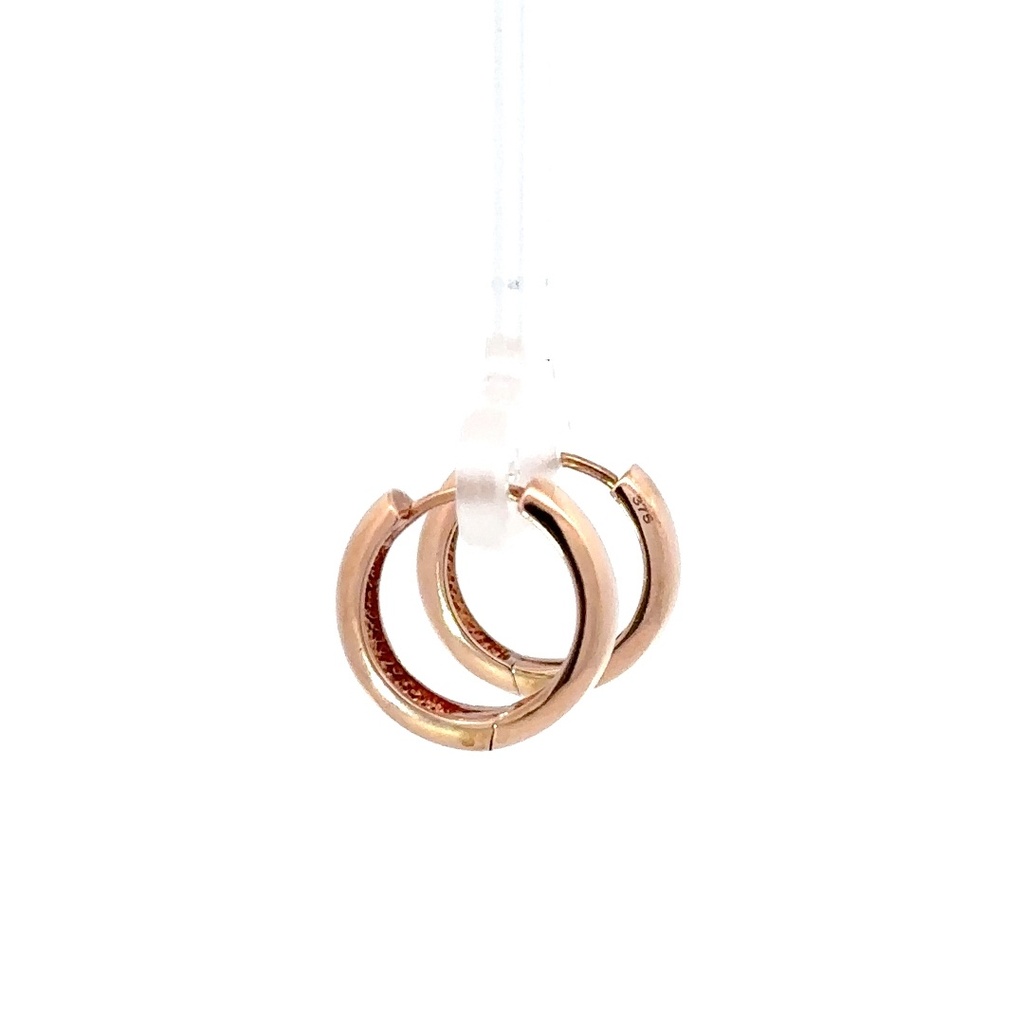Hoops in 9K rose gold