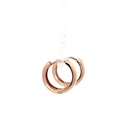 Hoops in 9K rose gold