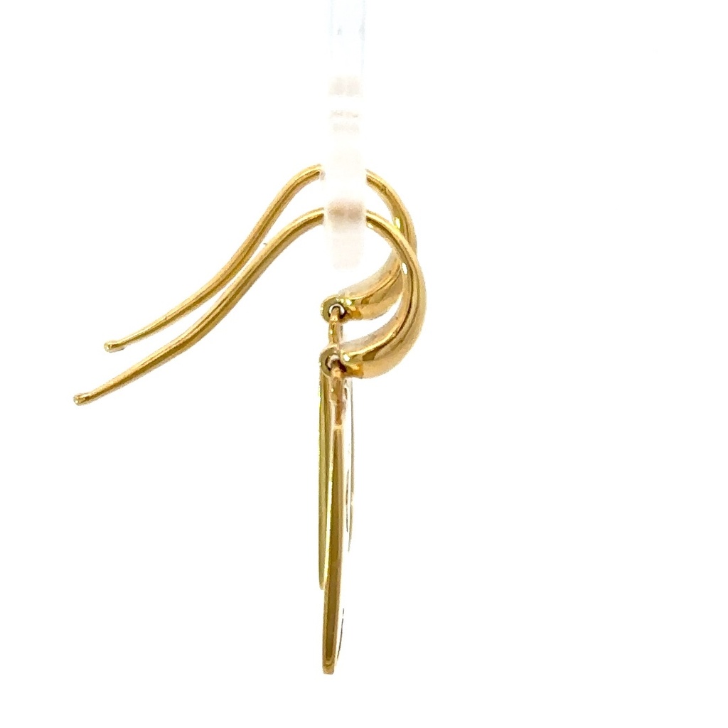 18K Papua New Guinea flag earrings