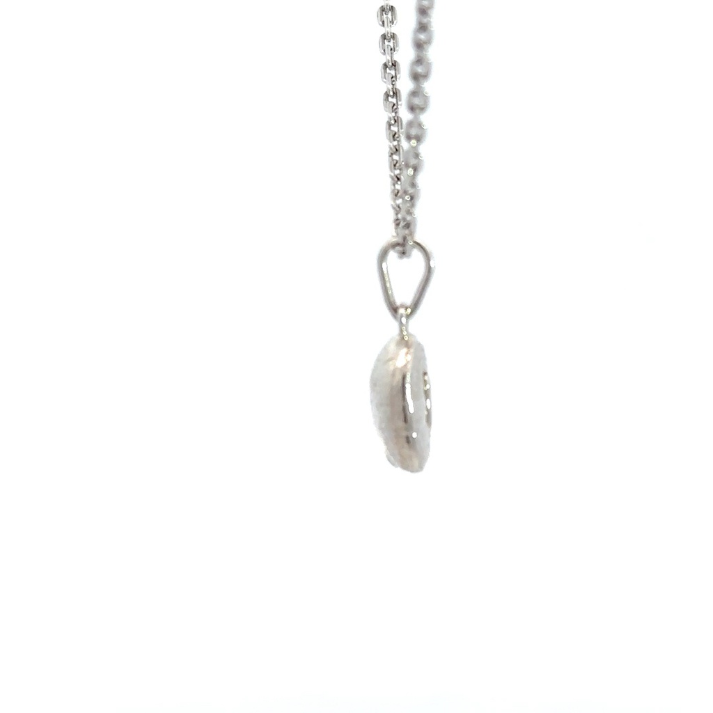Sterling Silver Coffee Bean Pendant