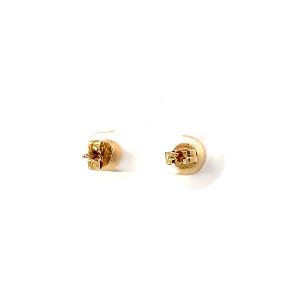 South sea pearl stud earrings 18K yellow gold