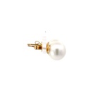 South sea pearl stud earrings 18K yellow gold