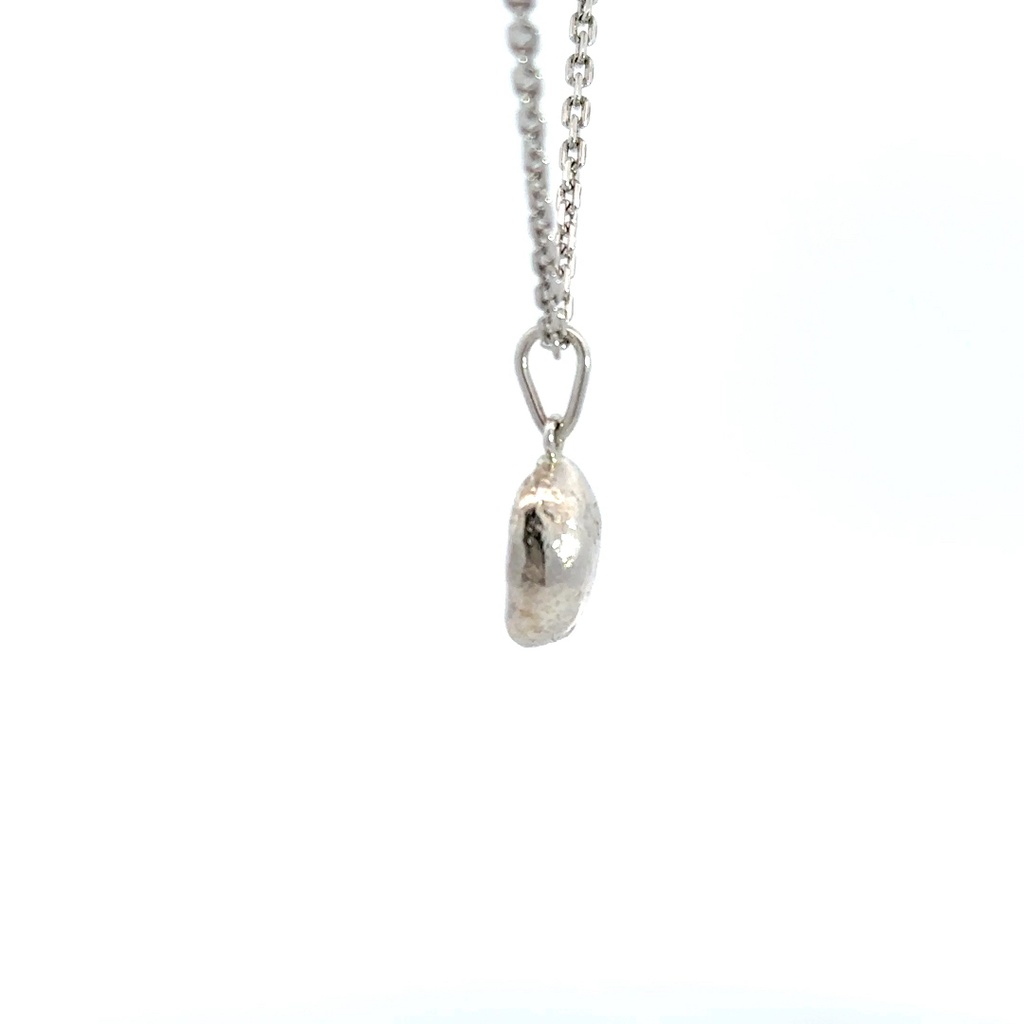 Sterling Silver Coffee Bean Pendant