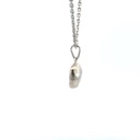 Sterling Silver Coffee Bean Pendant