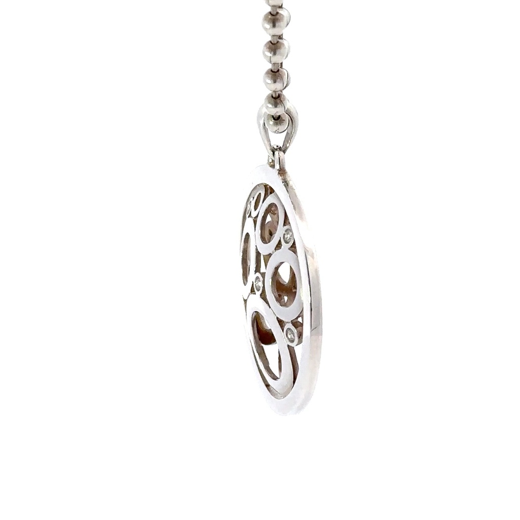 Sterling Silver Diamond Pendant
