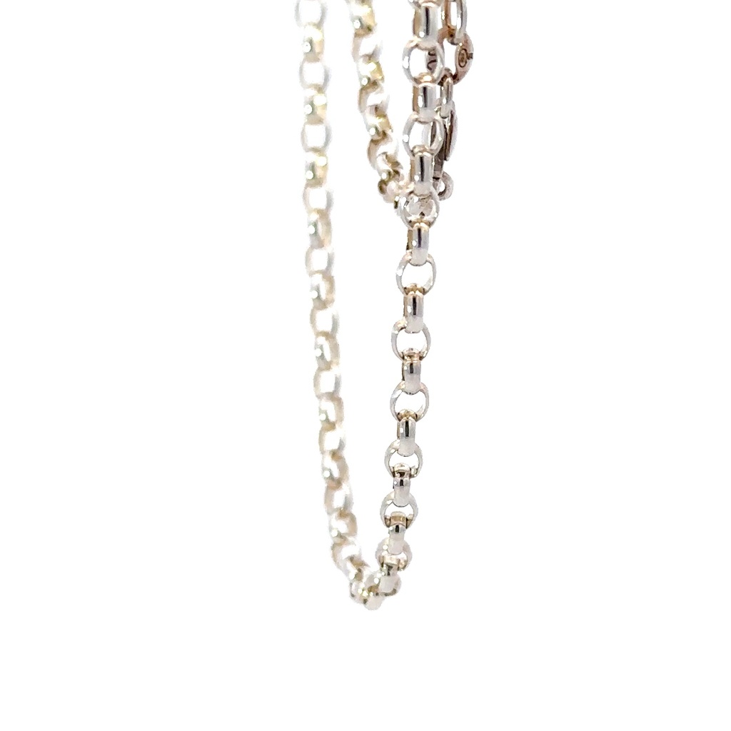 Sterling Silver 55cm Belcher Chain