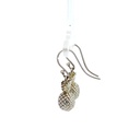 Sterling silver pineapple earrings