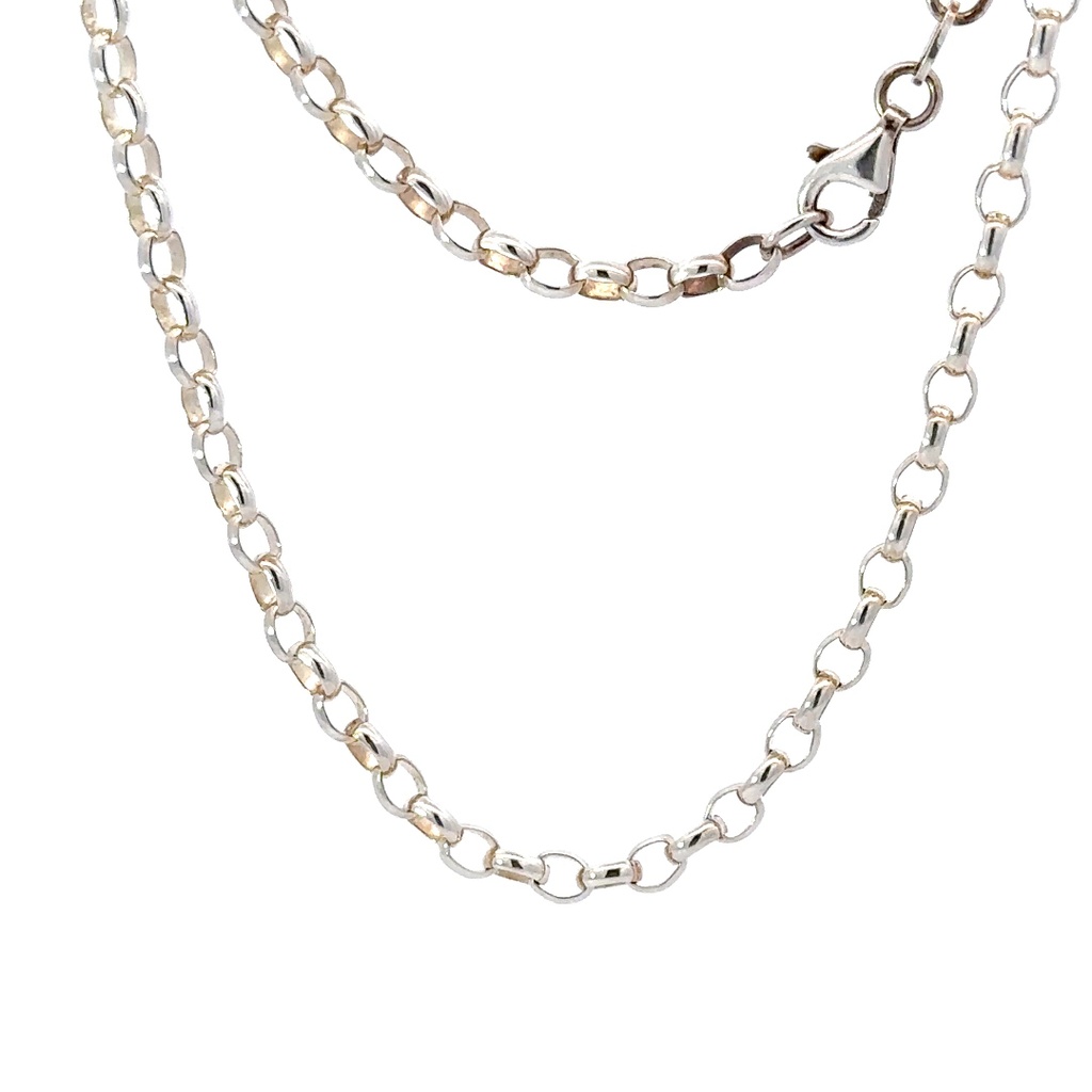 Sterling silver 55cm belcher chain Sterling silver 55cm belcher chain