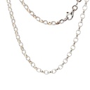 Sterling Silver 55cm Belcher Chain
