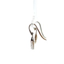 Sterling silver bilum earrings