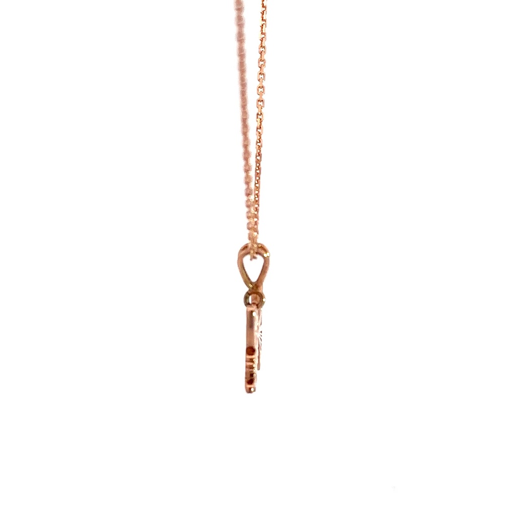 9K rose gold alcides pendant