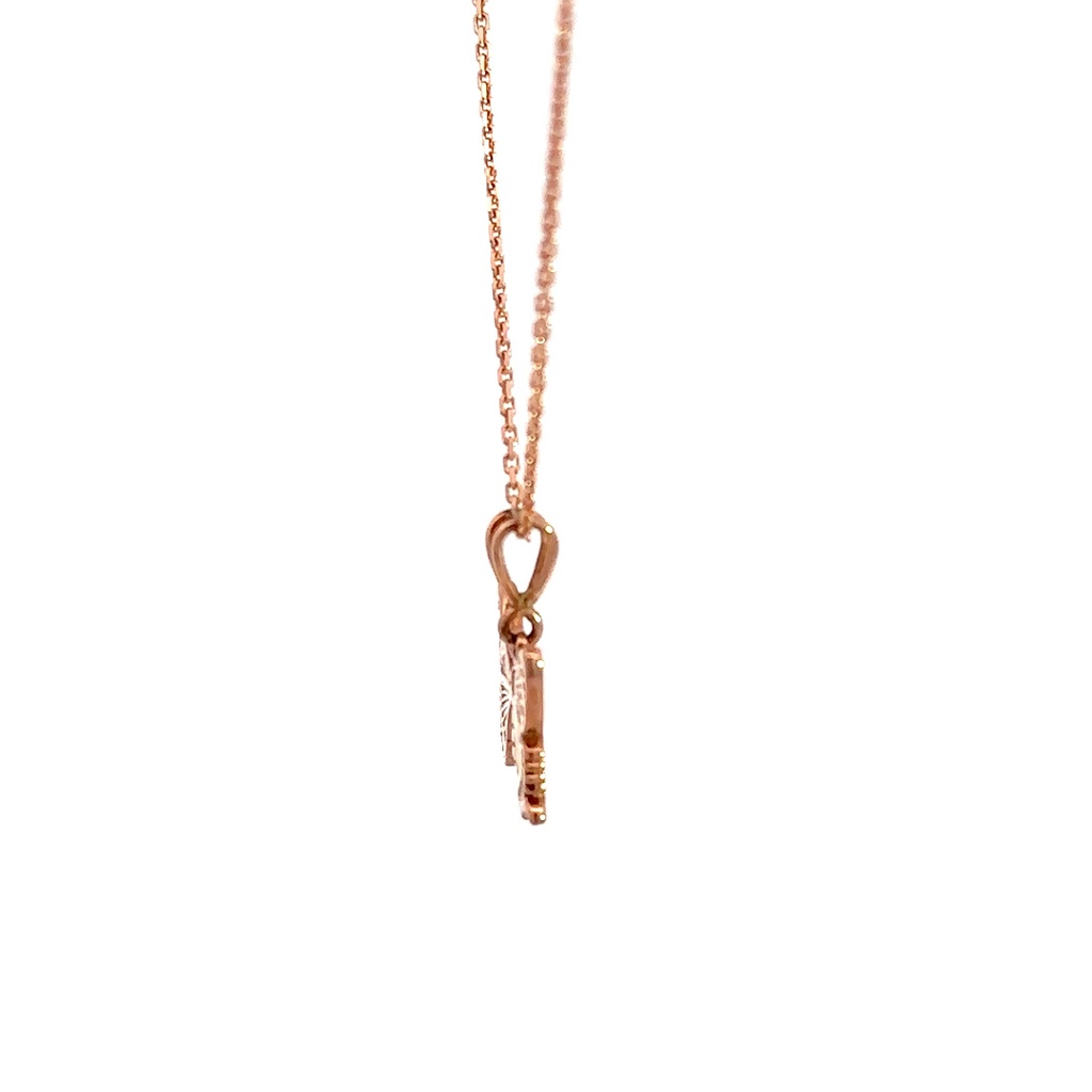 9K rose gold alcides pendant