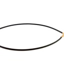 Neoprene necklace with 9K clasp