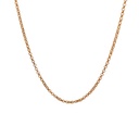 9K yellow gold belchor links necklace