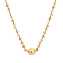 18ct Yellow Gold Welo Opals & South Sea Pearl Necklace