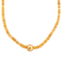 9ct Gold Opal & South Sea Pearl Necklace