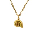 18ct Yellow Gold Nautilus Shell Pendant