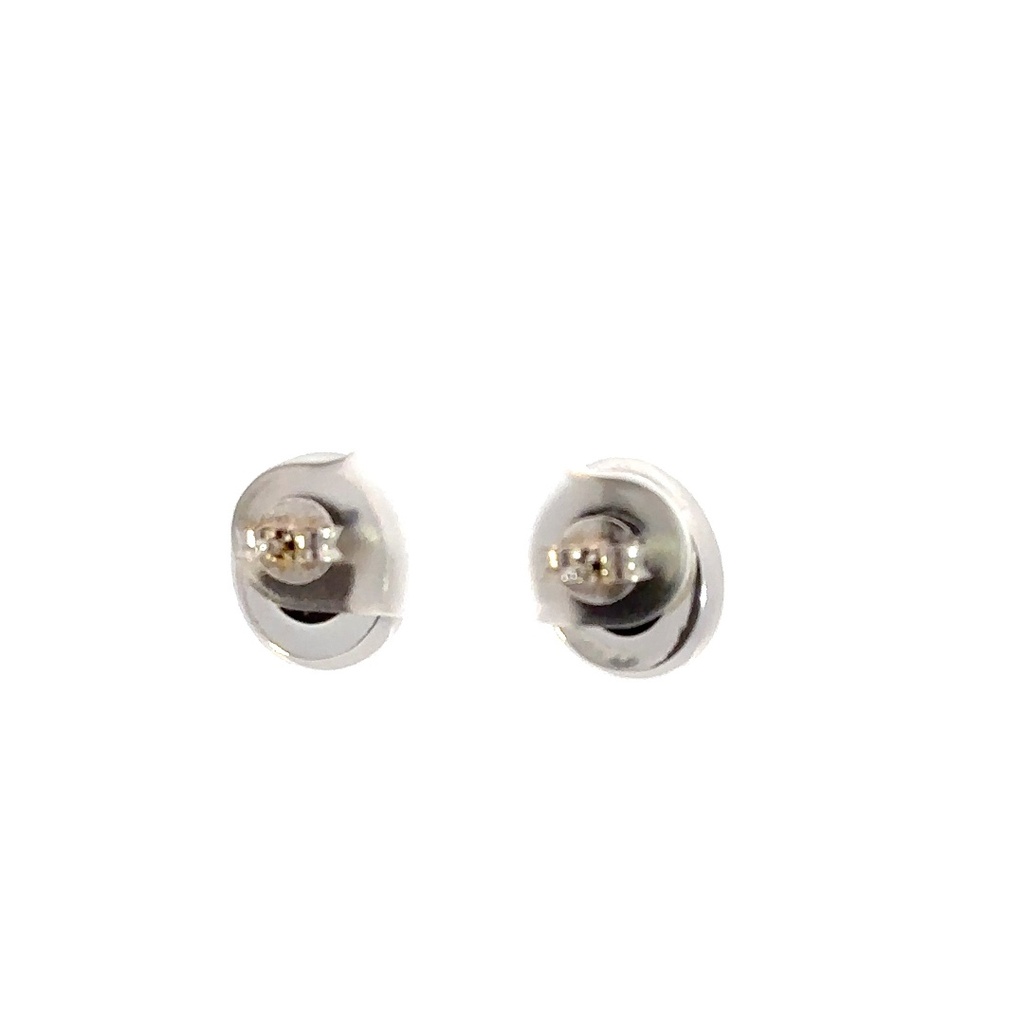 Sterling silver triplet opal stud earrings