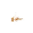 18K solid Australian opal stud earrings