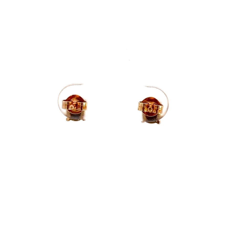 18K solid boulder opal stud earrings