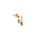 14K Australian opal doublet stud earrings
