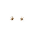 9ct Yellow Gold Round Stud Earrings