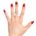 Sterling Silver 10mm Domed Ring