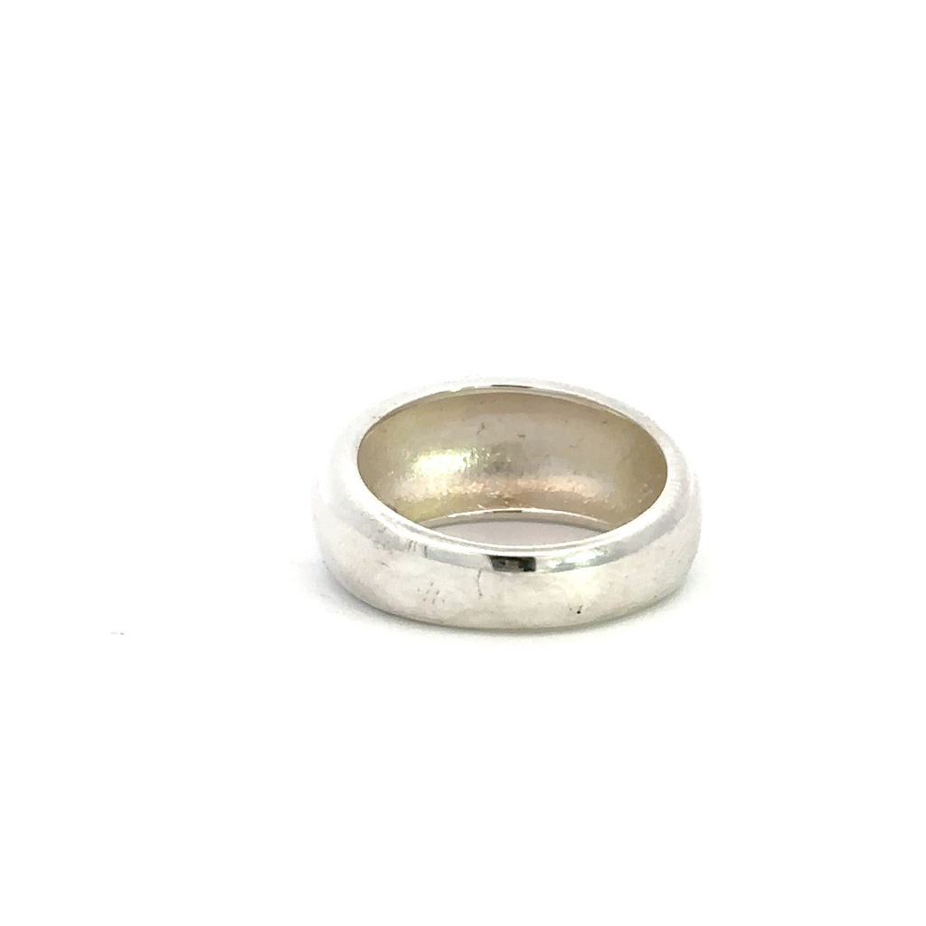 Sterling Silver 10mm Domed Ring