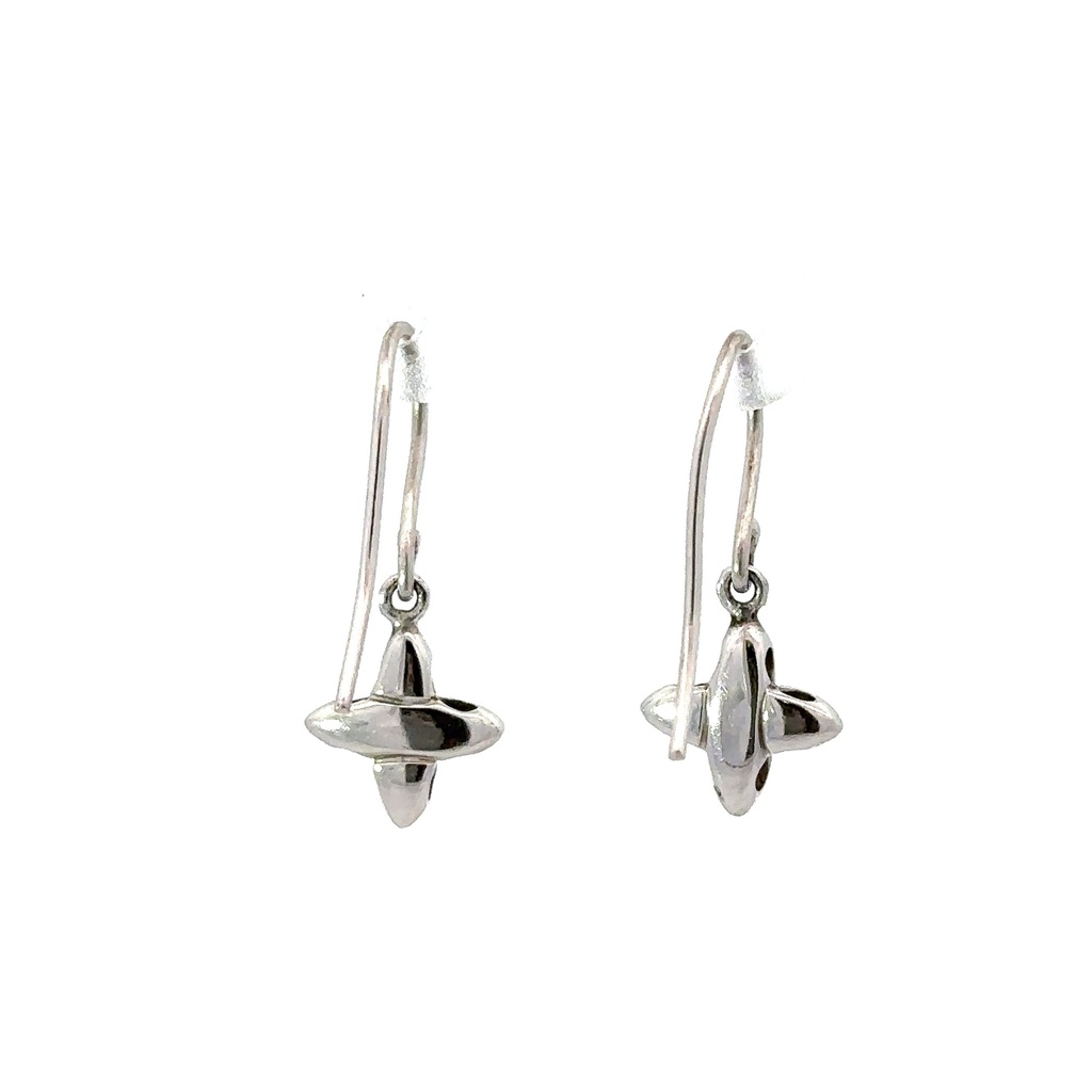 9K kiss drop earrings