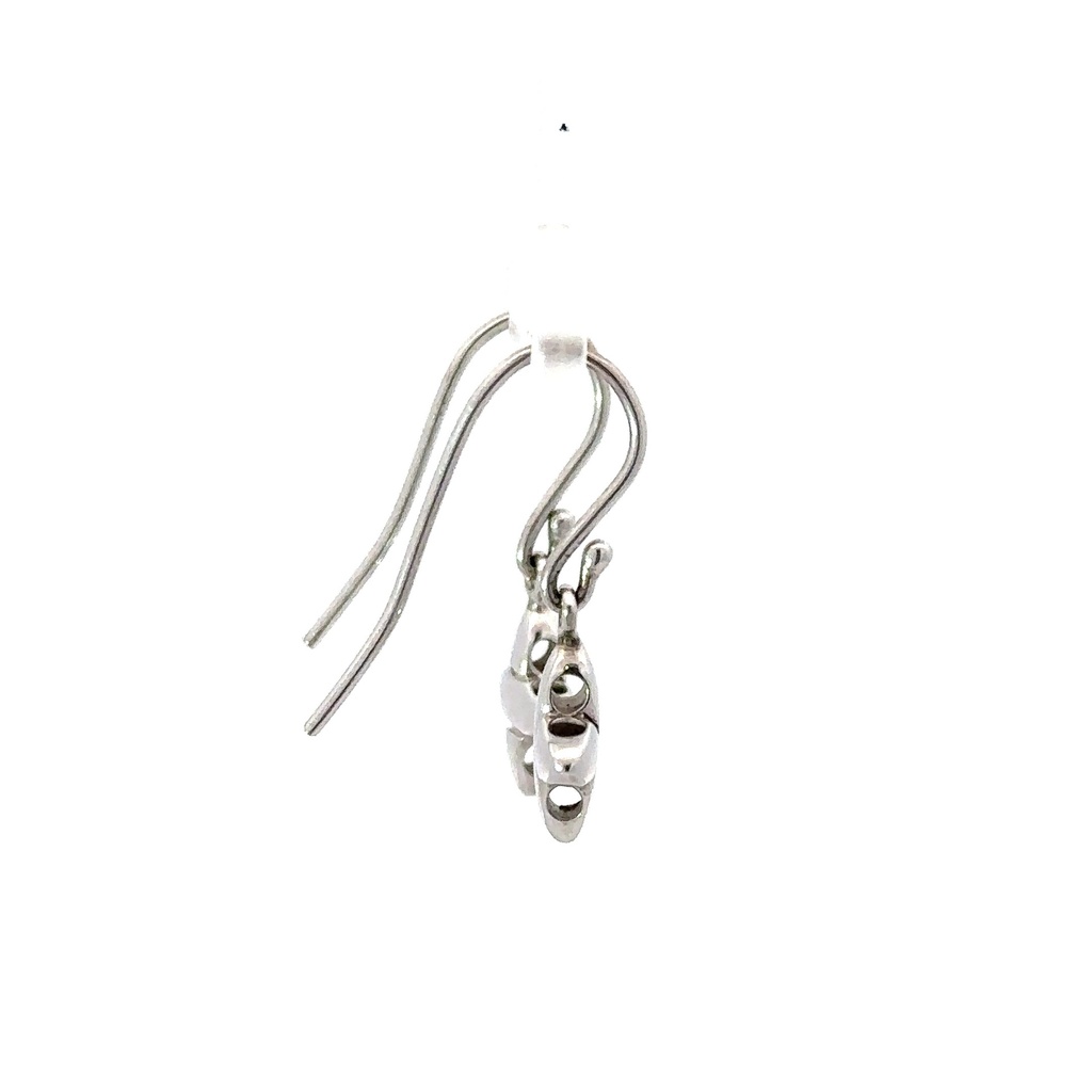 9K kiss drop earrings