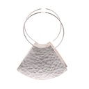 Silver sideways earrings