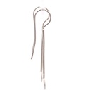 Silver bar drop with concave disc