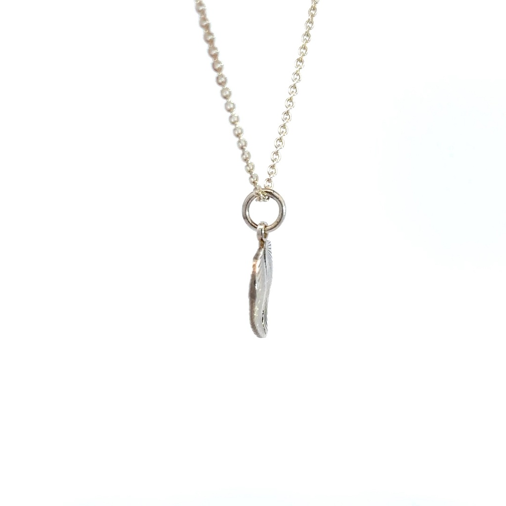 Small Sterling Silver Palm Pendant
