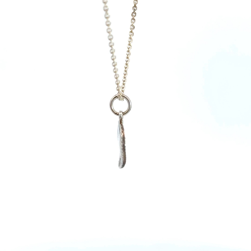 Small Sterling Silver Palm Pendant