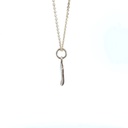 Small Sterling Silver Palm Pendant