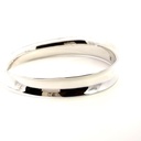 Sterling Silver Wide Twist Bangle