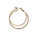 Hoop earrings in 9ct yellow gold