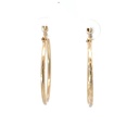 Hoop earrings in 9ct yellow gold