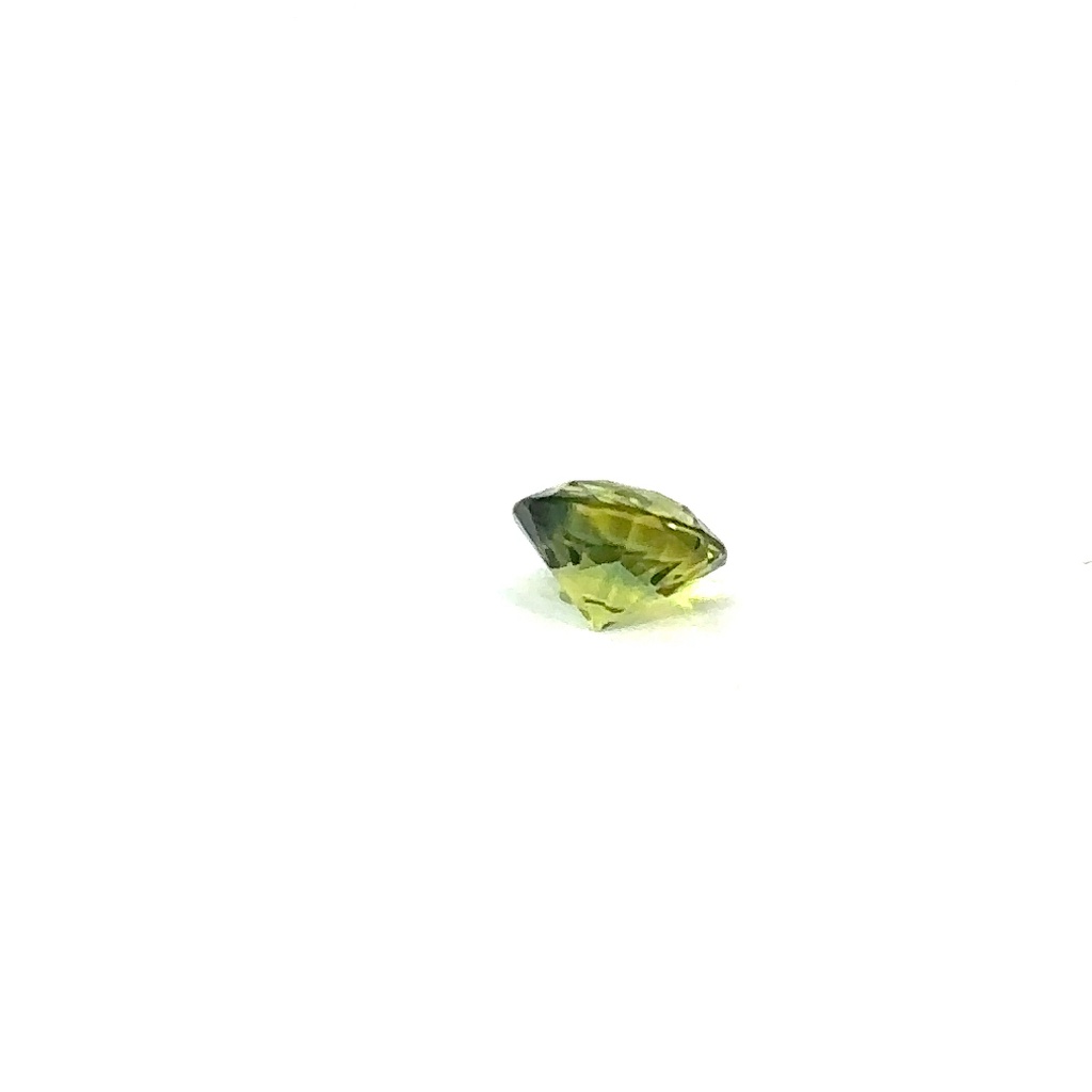 Round unheated sapphire 2.12ct green