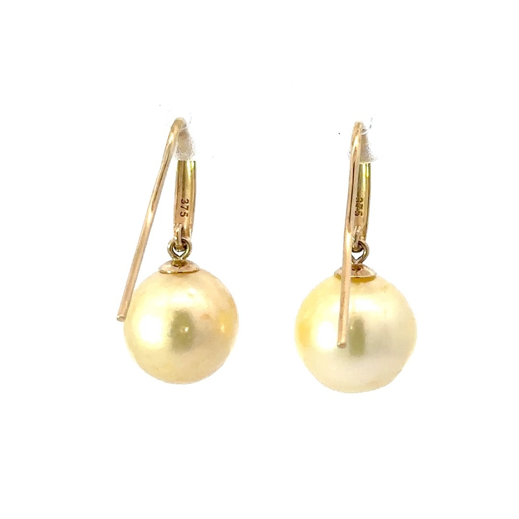 Milne bay south sea pearl earrings 9K