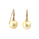 Milne bay south sea pearl earrings 9K