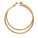 9ct yellow gold large light hoops