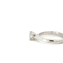 Princess cut diamond engagement ring in 18K