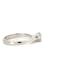 Princess cut diamond engagement ring in 18K