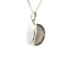 Sterling silver oval locket
