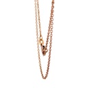 9ct Rose Gold 45cm Trace Chain