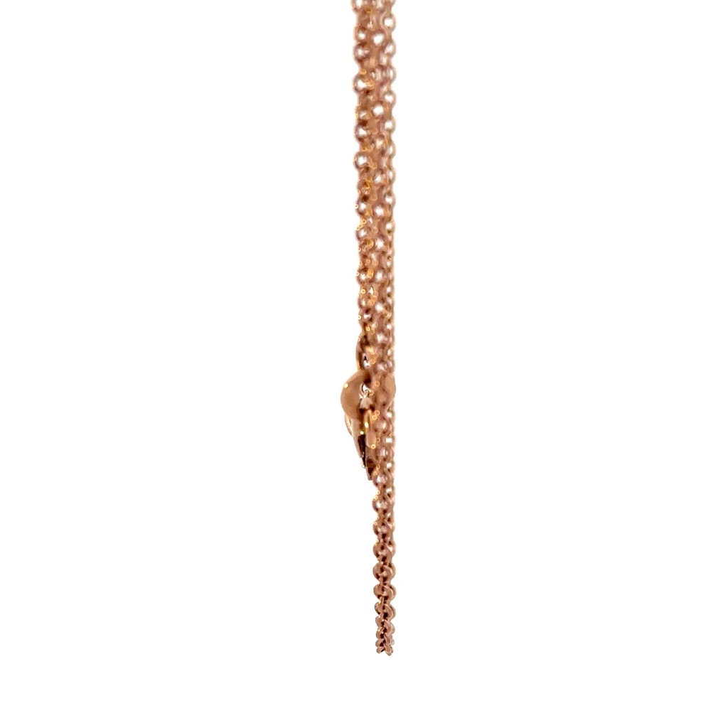 9ct Rose Gold 45cm Trace Chain