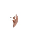 Rose gold plate brass domed studs
